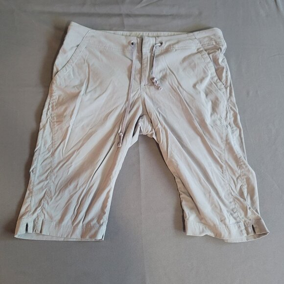Columbia Shorts Womens 6 Cream Brown Omni-Shield Water & Stain Repellant Outdoor - Picture 1 of 12